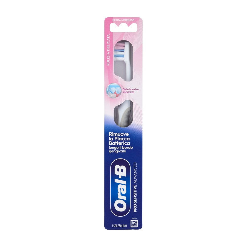 Oral-B Spazzolino Manuale Pro-Sensitive Advanced Pulizia Delicata Extra Morbido — Spazzolino da denti manuale