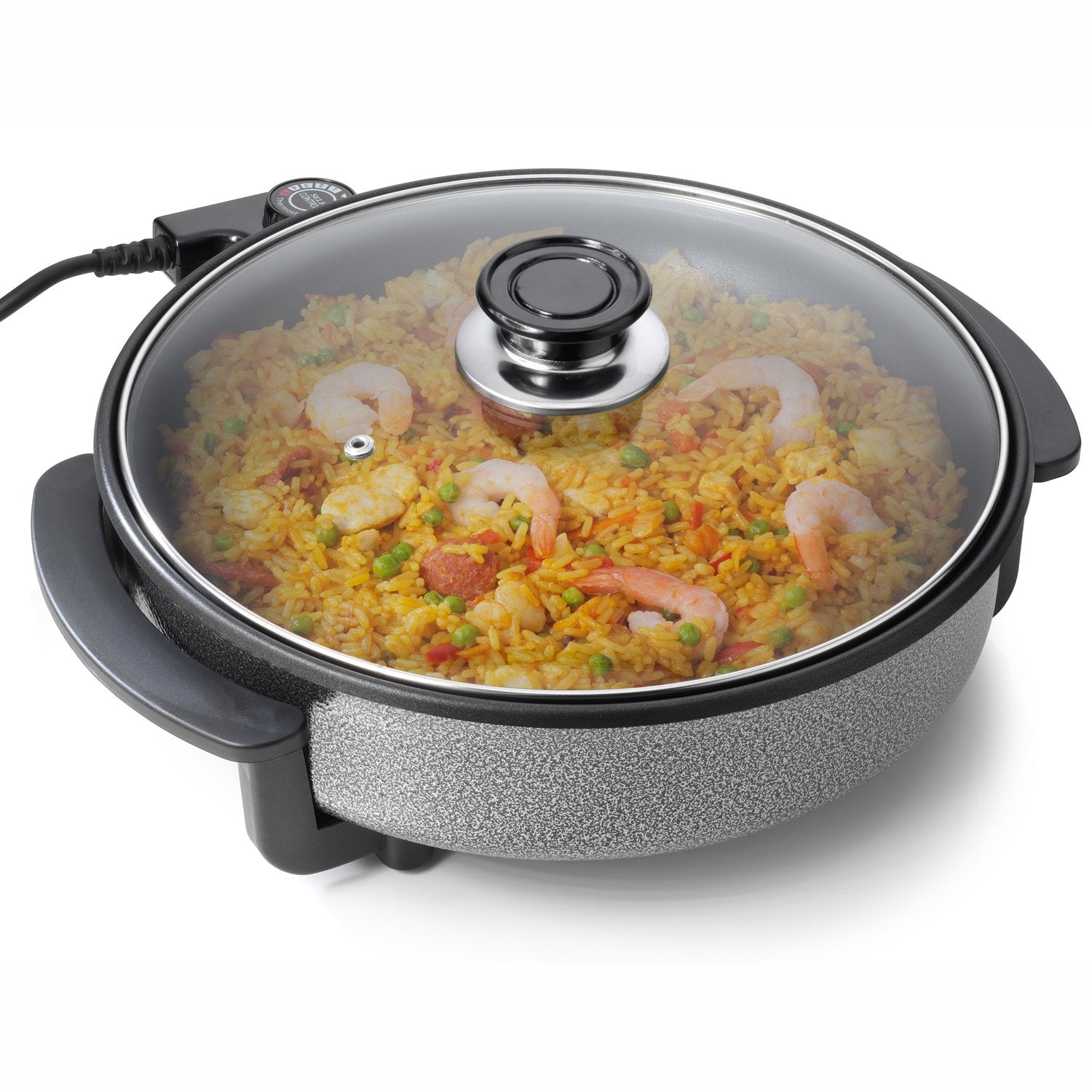 Tristar PZ-2964, Pyöreä, Musta, 280 °C, Irrotettava kansi, 1500 W, 40 cm