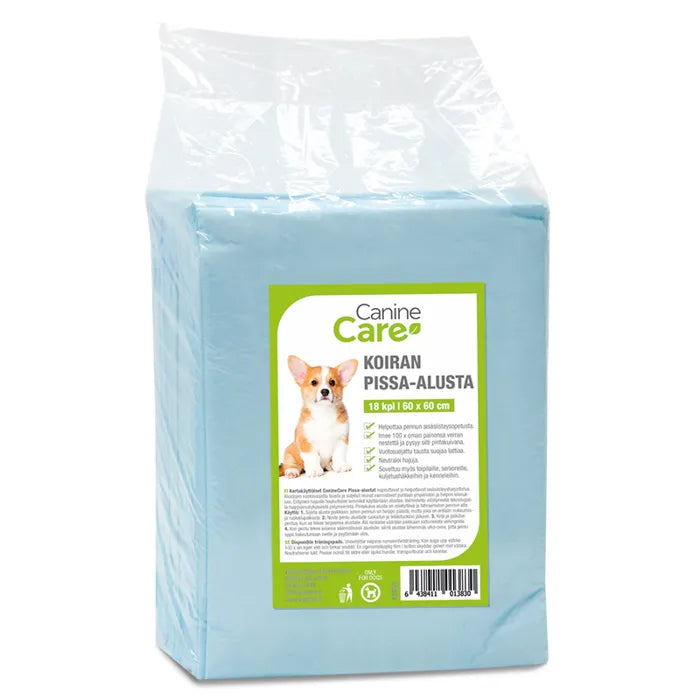 CanineCare Pissa-alusta Pennuille, 18 kpl 60 x 60 cm
