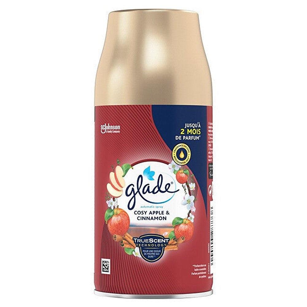 GLADE Cozy Apple & Cinnamon automaattinen ilmanraikastimen täyttö 269 ml