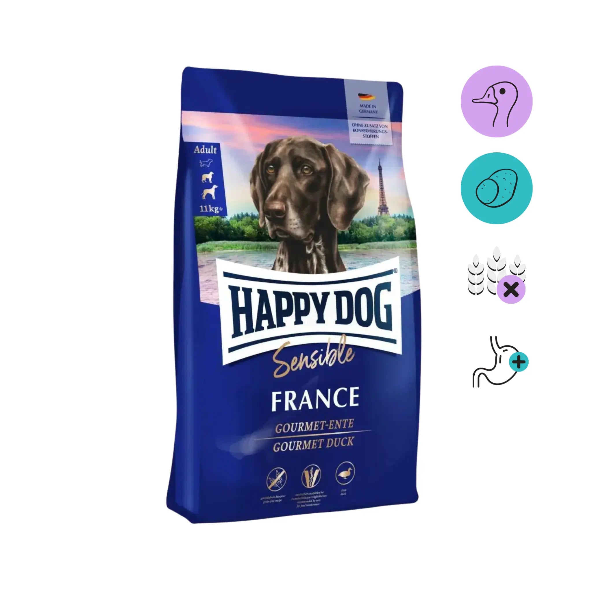 Happy Dog Sensible France - Viljaton, 11 kg