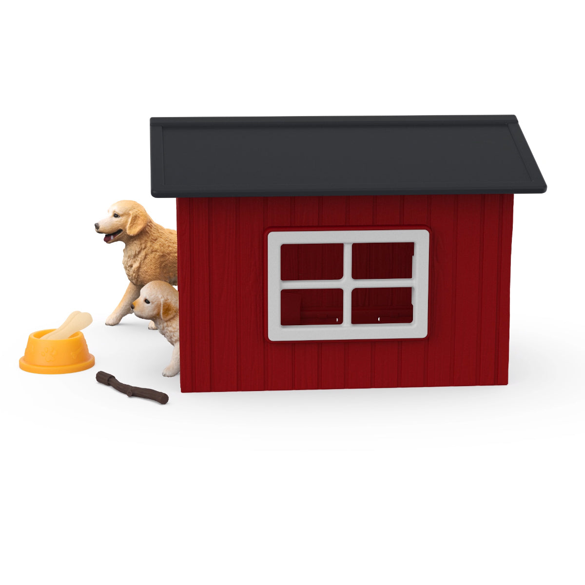 Schleich Koirankoppi, jossa 2 kultainennoutajaa