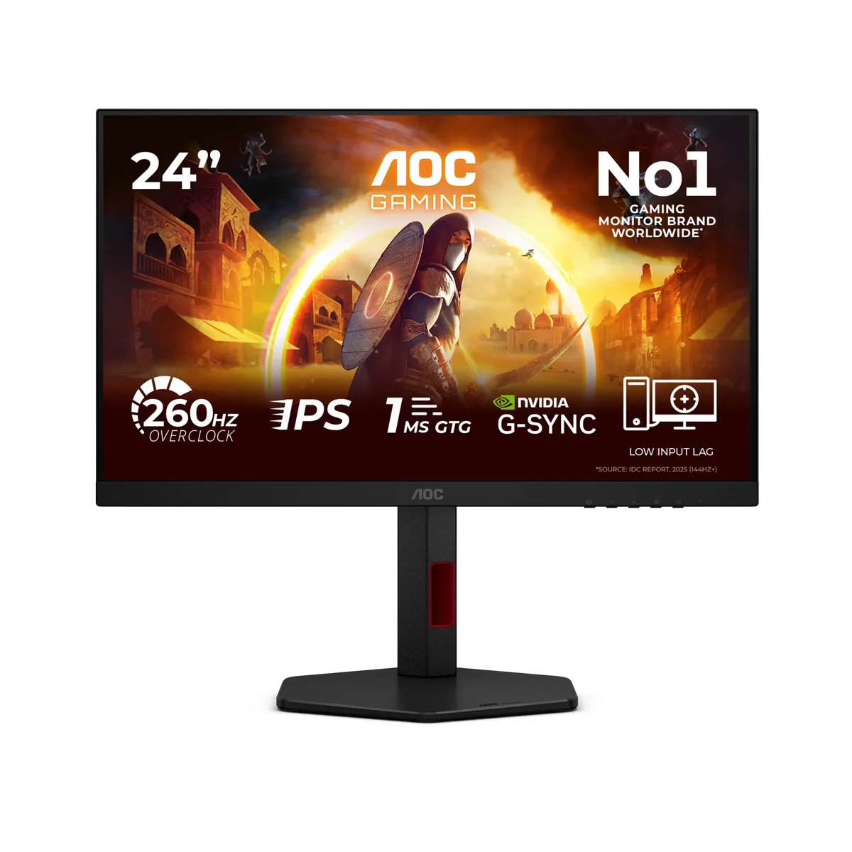 AOC 24G4ZR - 1920x1080 (FHD) - 260Hz - IPS