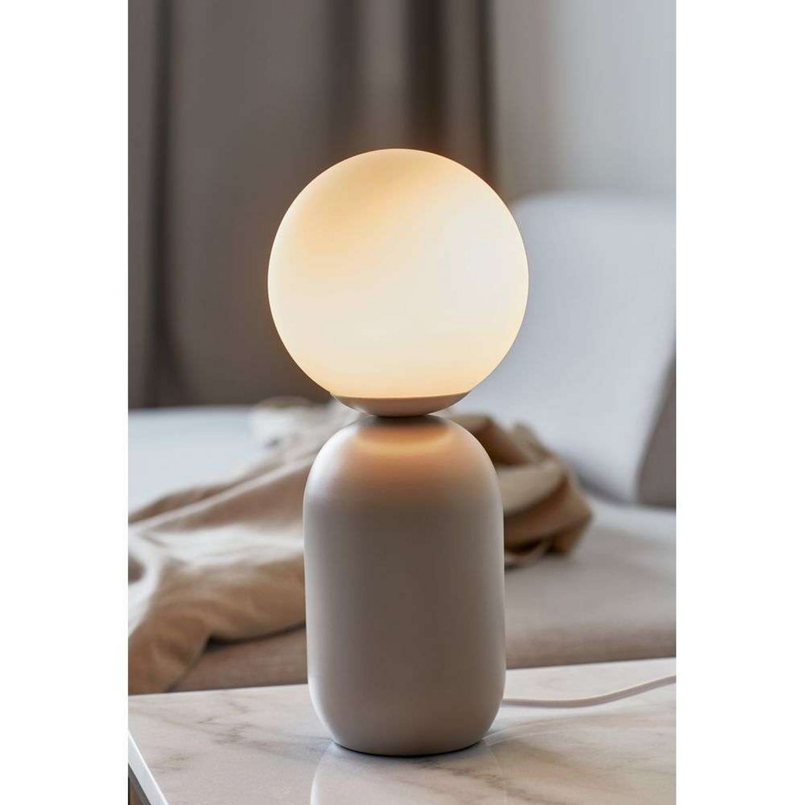 Notti Pöytävalaisin Grey - Nordlux - Olohuone - Metalli