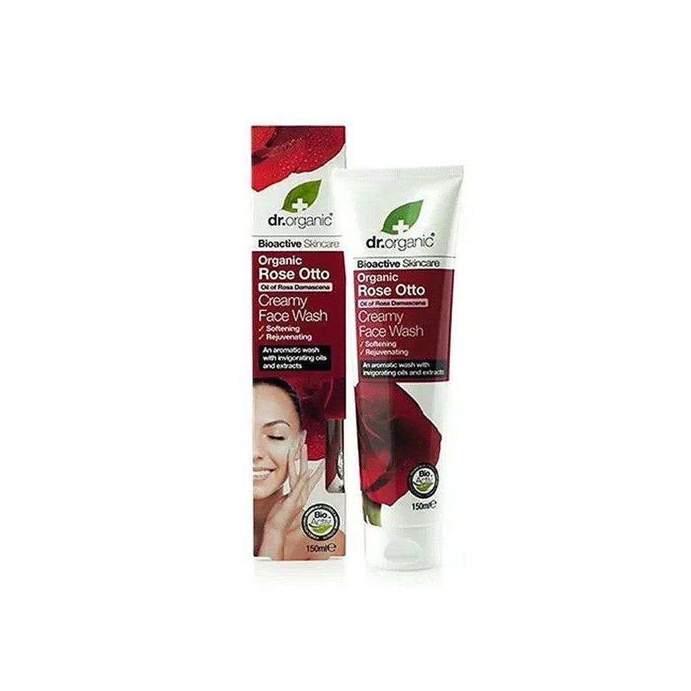 Dr Organic Rose Otto kasvojen puhdistusvoide 150 ml