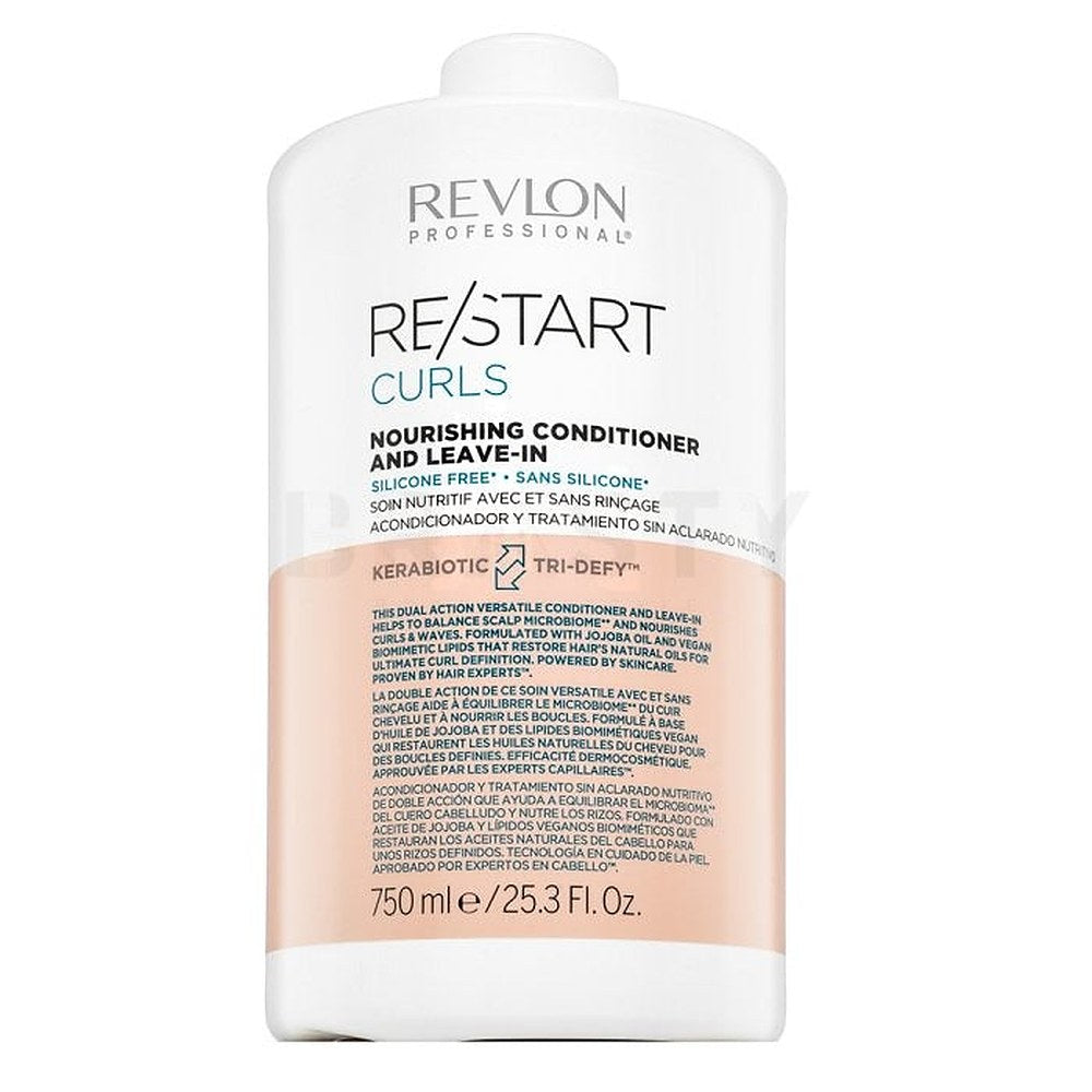 Hiuksiin jätettävä ravitseva hoitoaine kiharille ja aaltoileville hiuksille Restart Curl s (Nourishing Conditioner) - Tilavuus: 750 ml