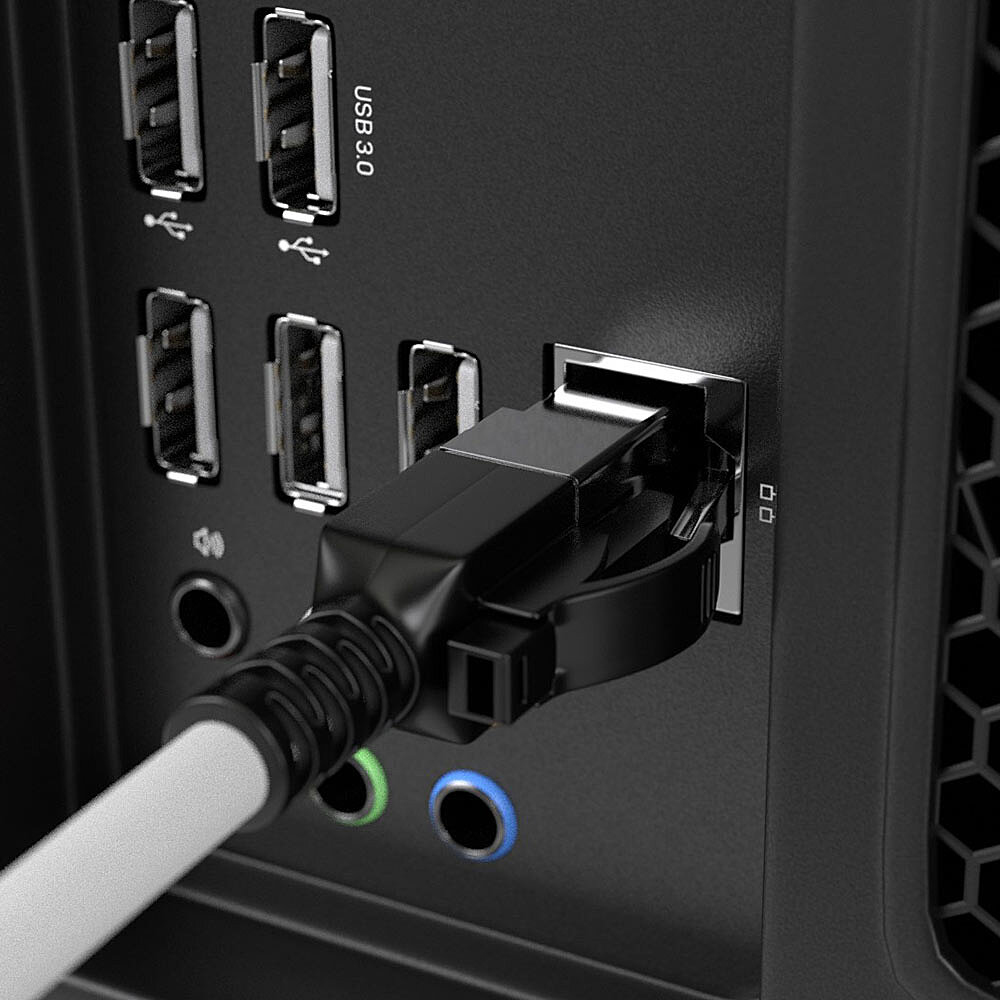 Lindy Security Network Cable 1m Rj-45 Cat 6a 1m Harmaa