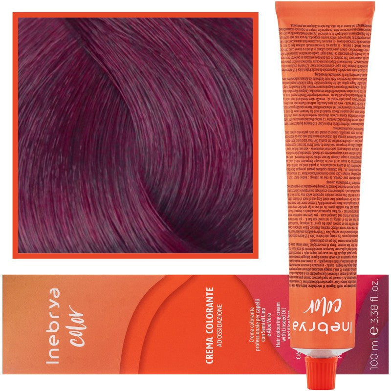 Inebrya Color hiustenvärjäysvoide 100ml 6/62 | Tumman purppuranpunainen blondi