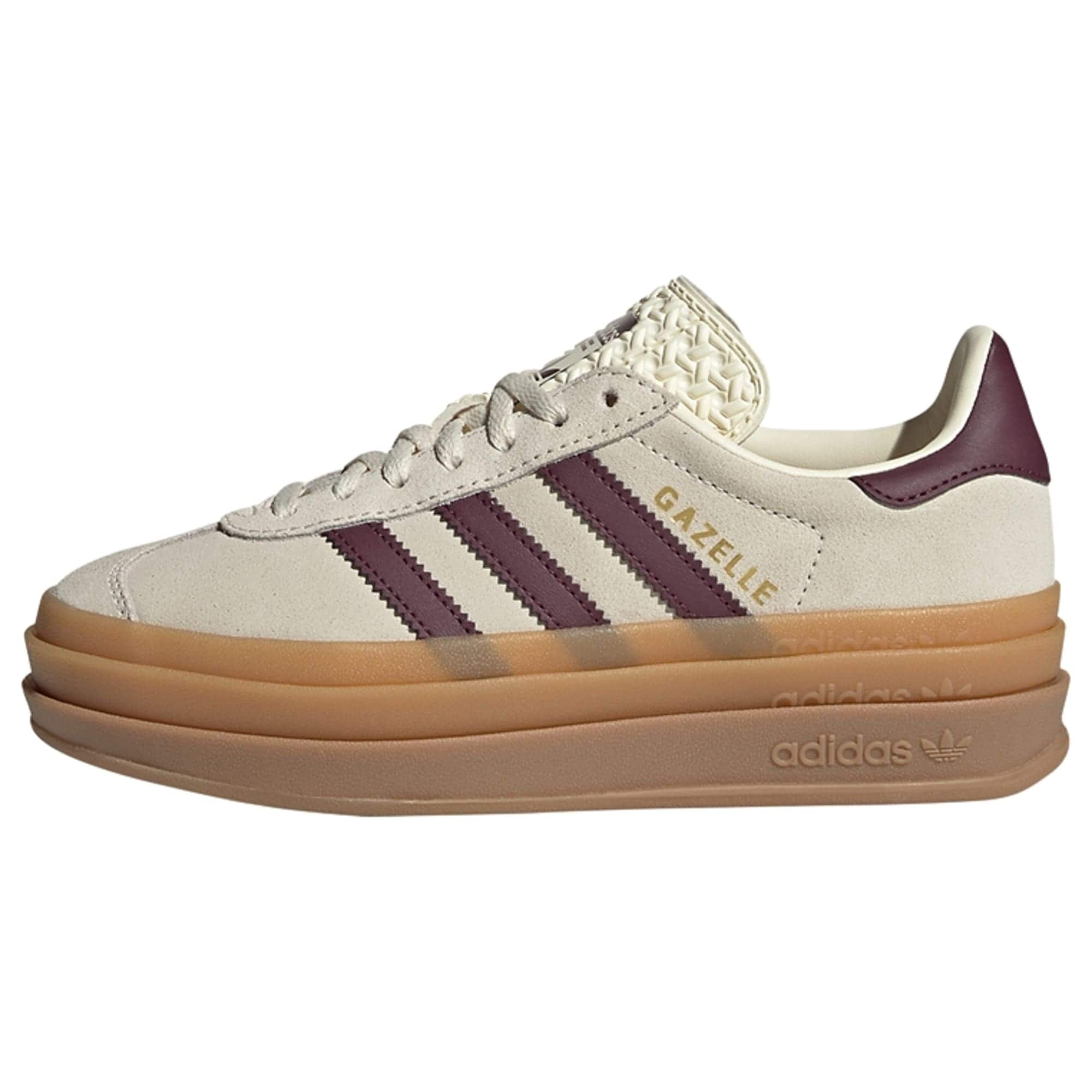ADIDAS ORIGINALS Tennarit 'Gazelle Bold'  viininpunainen / villanvalkoinen