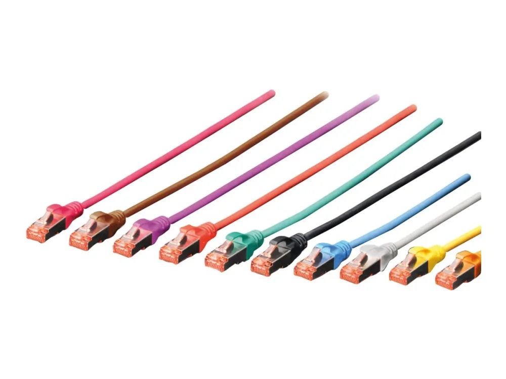 DIGITUS patch cable - 5 m - black - Musta - 5m