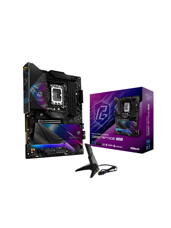 ASRock Z890 Phantom Gaming Riptide WiFi LGA1851 ATX -emolevy