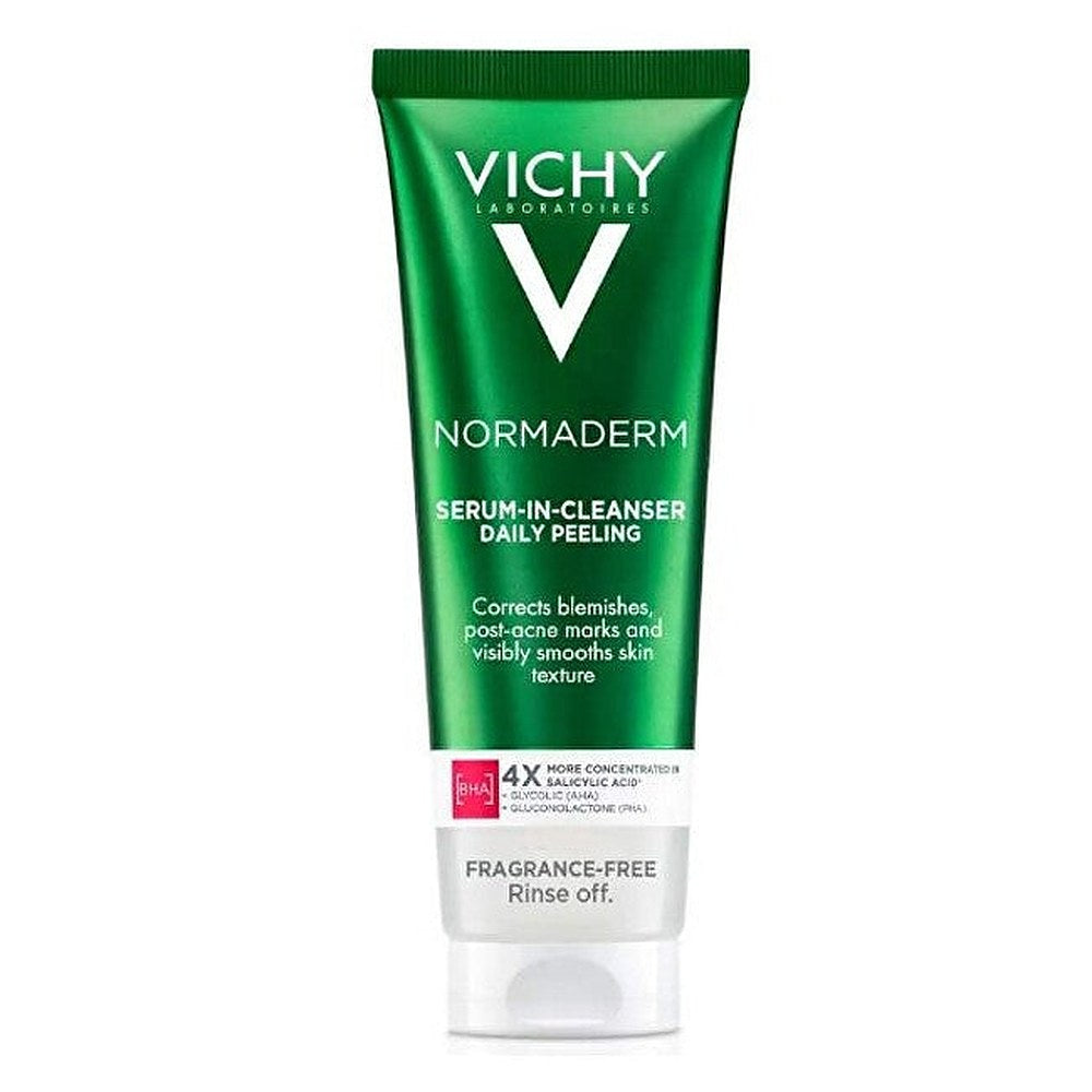 Vichy Normaderm kuoriva kasvojen puhdistusaine salisyylihapolla 125 ml