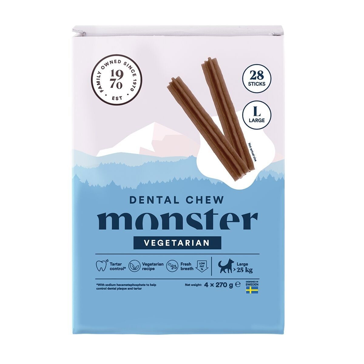 Monster Dog Dental Chew Vegetarian Large