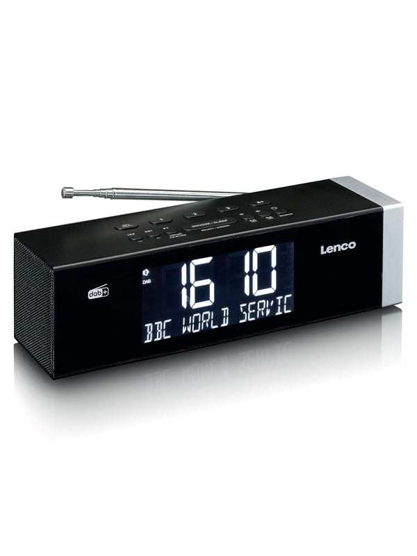 Lenco DAB+ FM-kelloradio Bluetoothilla