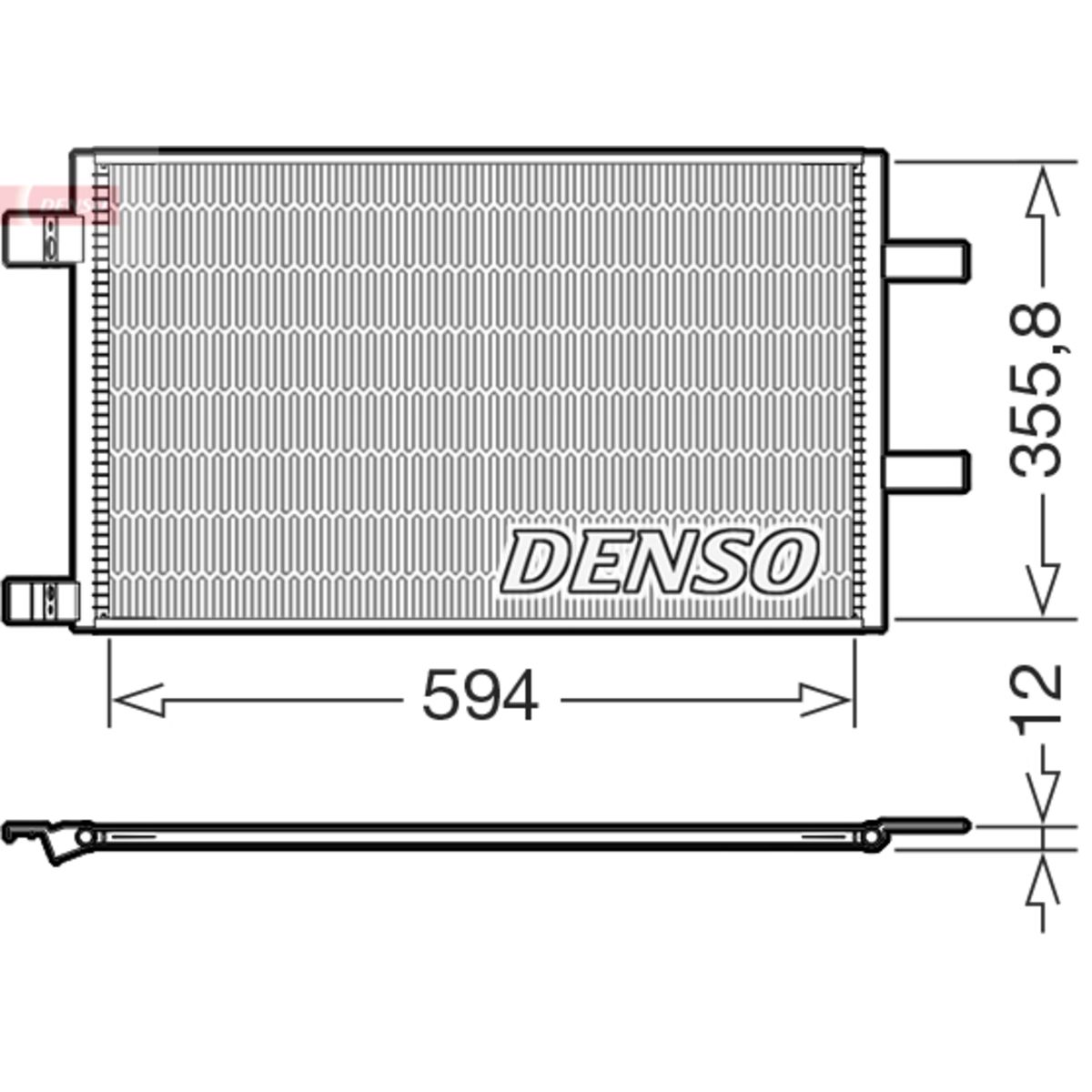 Lauhdutin, ilmastointilaite DENSO DCN23043