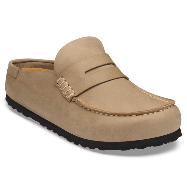 Birkenstock Naples Wrapped Natural Leather Oiled Narrow Tabacco Brown