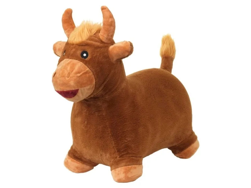 Krea Hop And Bounce Plush Jersey Cow