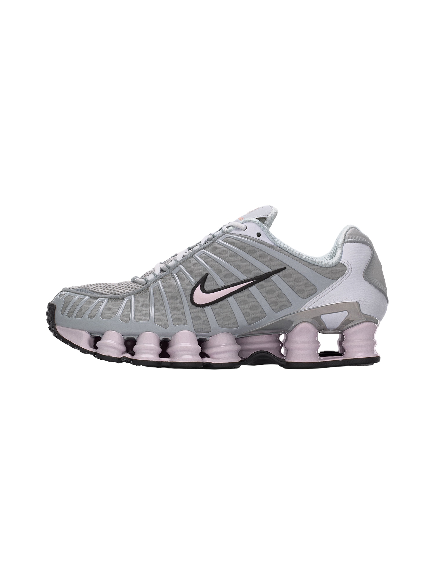 Nike Sportswear Matalavartiset tennarit 'SHOX TL' harmaa / roosa / musta