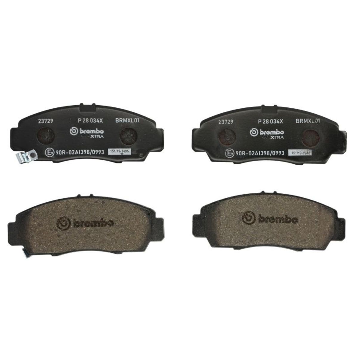 Jarrupalat, levyjarru BREMBO P 28 034X