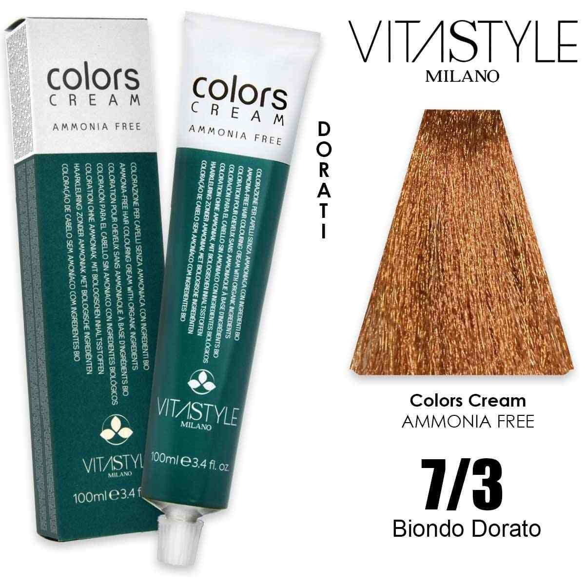 Vitastyle Ammoniakiton hiusvärivoide 100 ml 7.3