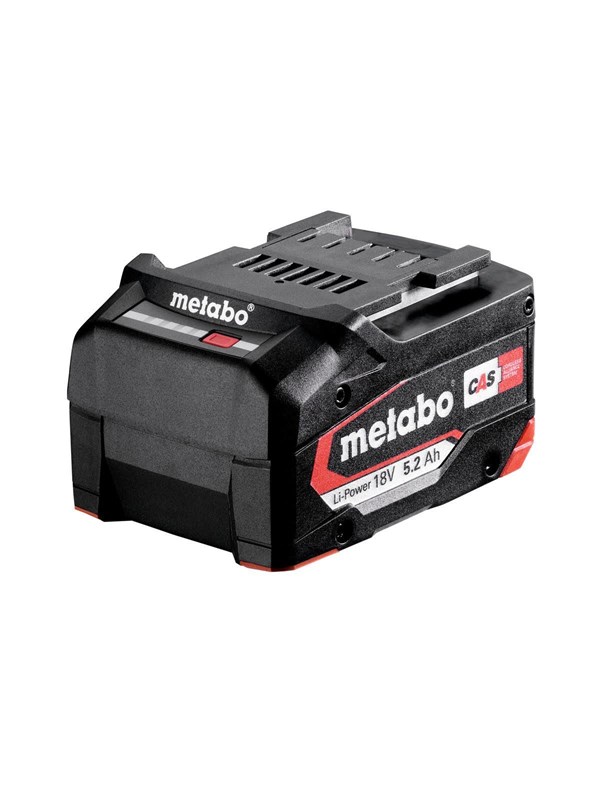 Metabo 625592000, Akut, litium, 5,2 At, 18 V, Metabo, Lajittelu