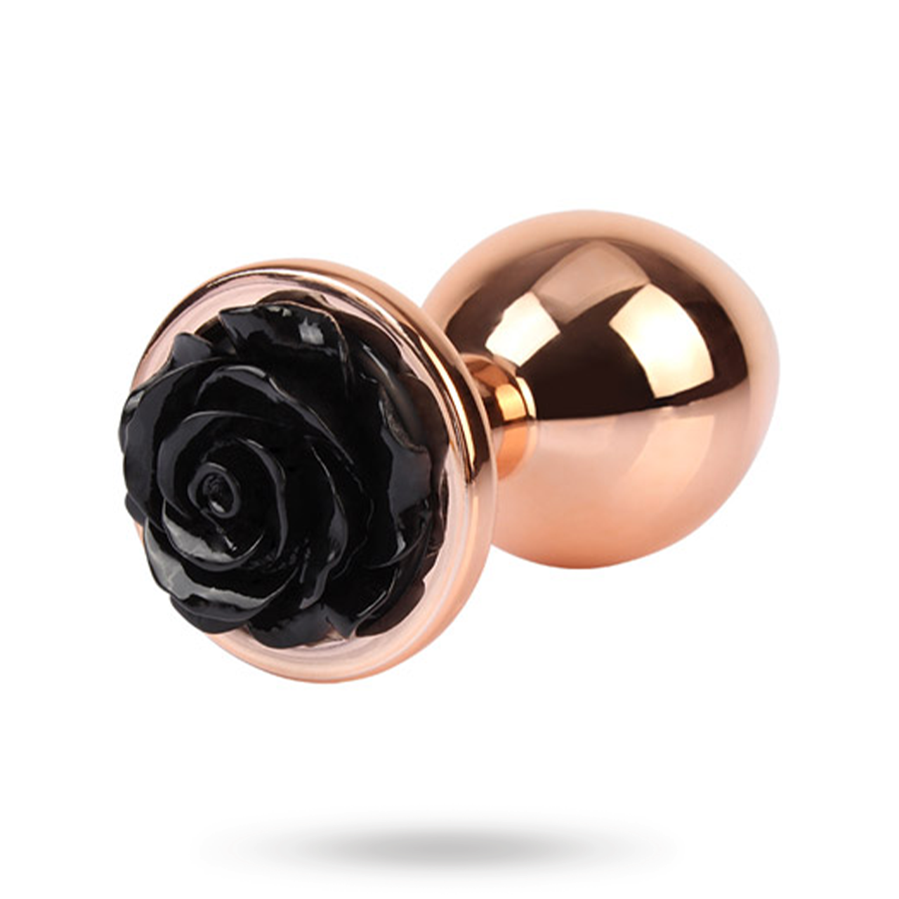 Evil Rose Anal Plug Medium Rose Gold/Black Anaalitappi metallia
