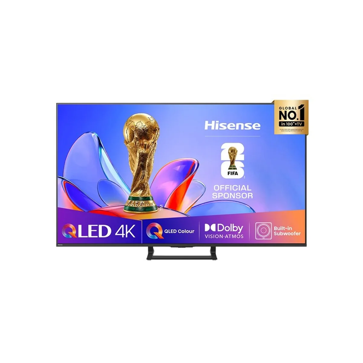 Hisense 65" Televisio LED 4K A7Q 65A7Q 165.1 cm (65") 4K Ultra HD Smart TV Wi-Fi Black 400 cd/m²