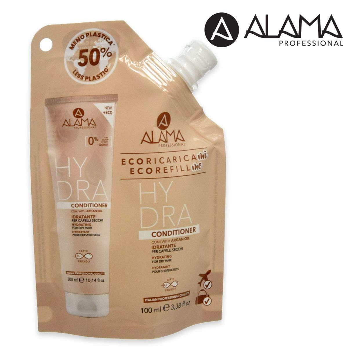 Alama Eco-Refillme Hydra Kosteuttava Hoitoaine Kuiville Hiuksille - 100 ml
