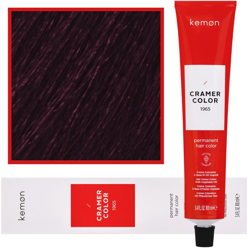 Hiusväri Kemon Cramer Color 100ml 5.77 | Voimakas vaalea violetti kastanja