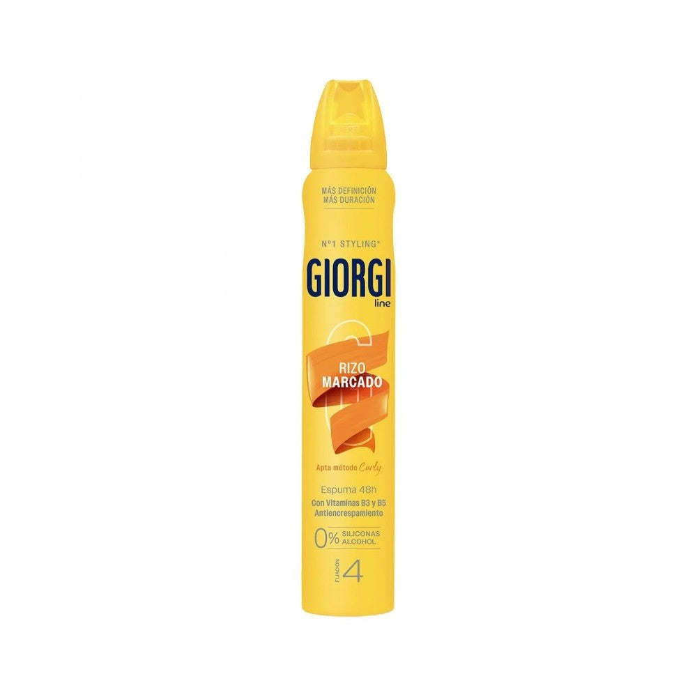 Giorgi Line Rizos Marcados Espuma Fijadora Método Curly N4 250ml