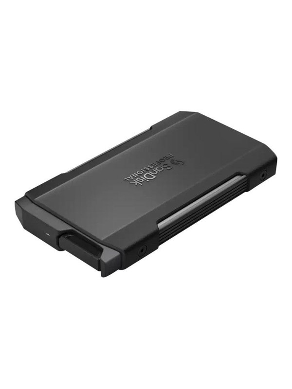 SanDisk Professional PRO-BLADE Transport 4 Tt USB 3.2 Gen 2x2 (USB-C) -ulkoinen SSD, iskunkestävä, kannettava, musta