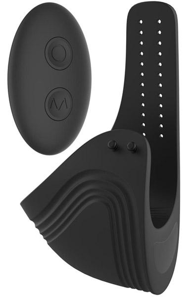 Ramrod Adjustable Vibrating Cockring With Remote Penisrengas vibraattorilla