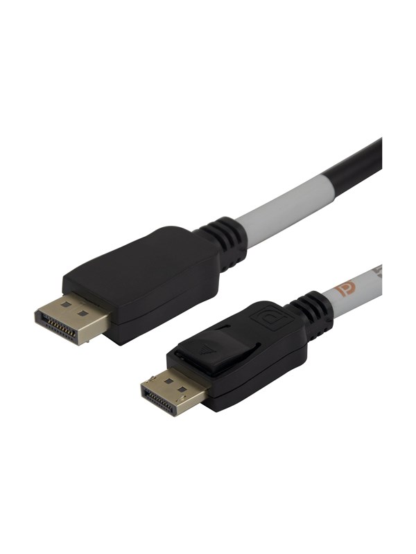 DELTACO DisplayPort-kaapeli, DP 2.1a, DP54, 1,0m DP54-1010 Vastaa: N/A