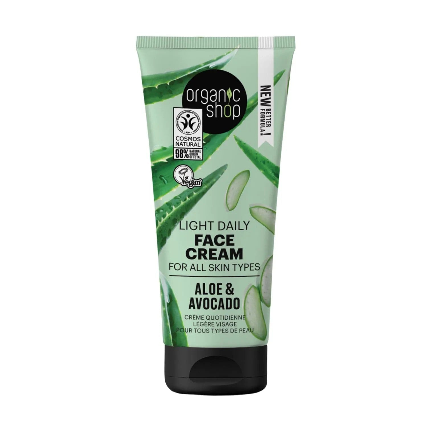 Organic Shop Aloe Daily Face Cream Kaikille ihotyypeille 50ml