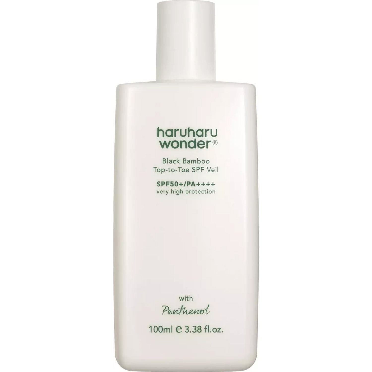 haruharu wonder Black Bamboo Top-to-Toe SPF Veil SPF50+ PA++++ 100 ml
