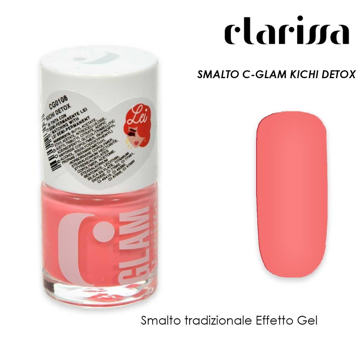 Clarissa 7ml kynsilakka c-glam 108 kichi detox 7ml drag queen