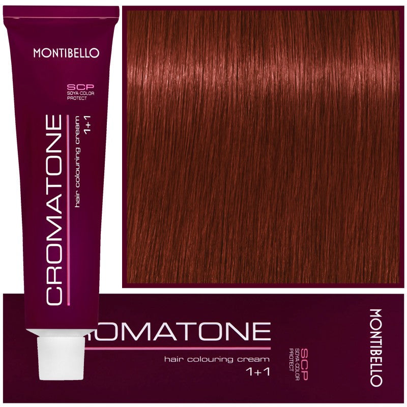 Montibello Cromatone hiusväri 60ml 7,44 | Keskisyvä Intensiivinen Kuparinvaalea