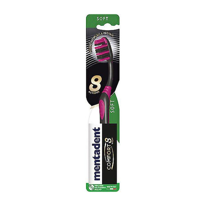 Mentadent Comfort-hammasharja 8 toimintoa