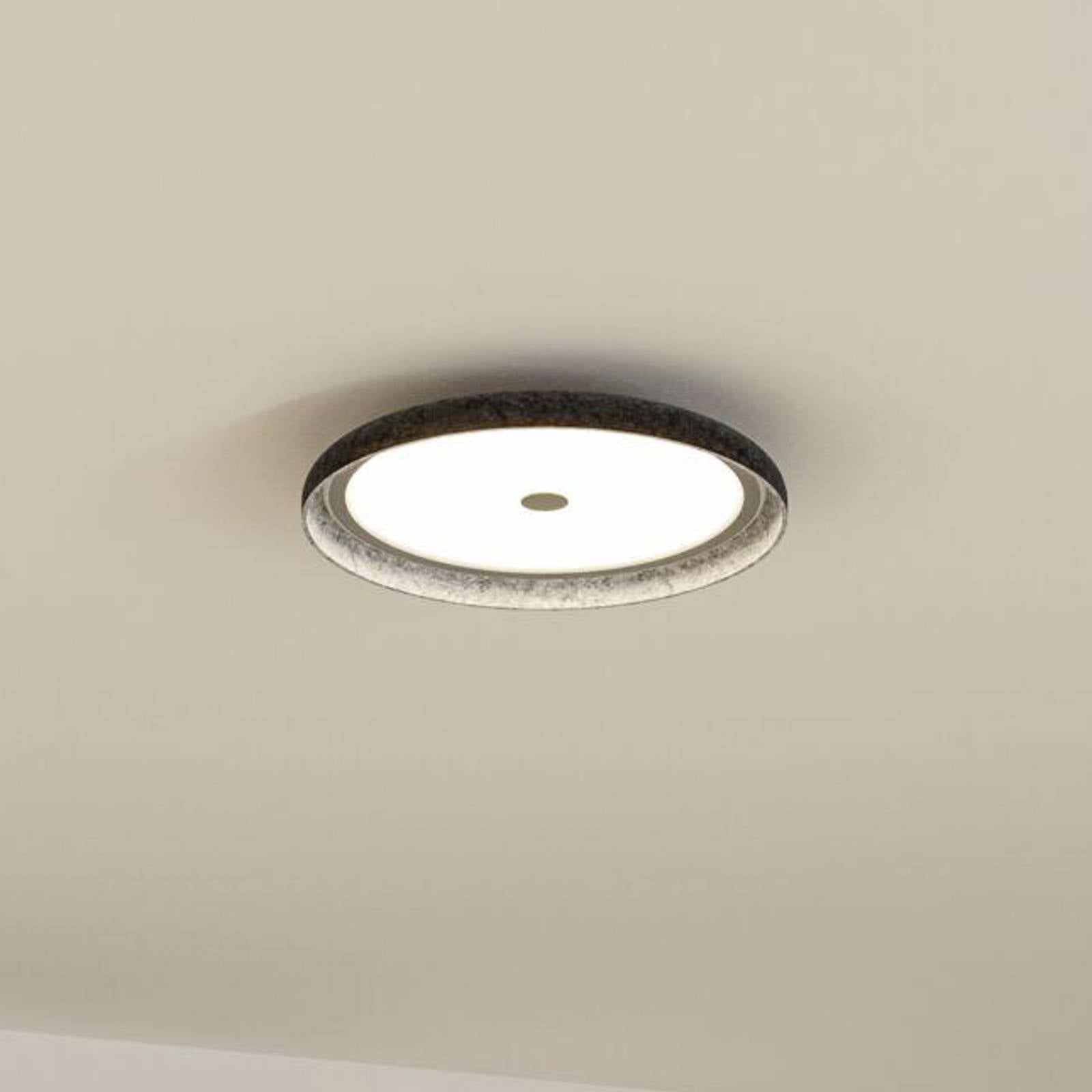 Paulmann LED-kattovalaisin Zarina, antrasiitti, huopa, 3-portainen