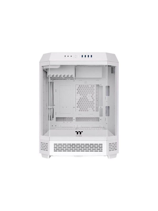 Thermaltake The Tower 600 -miditornikotelo ikkunalla, snow white
