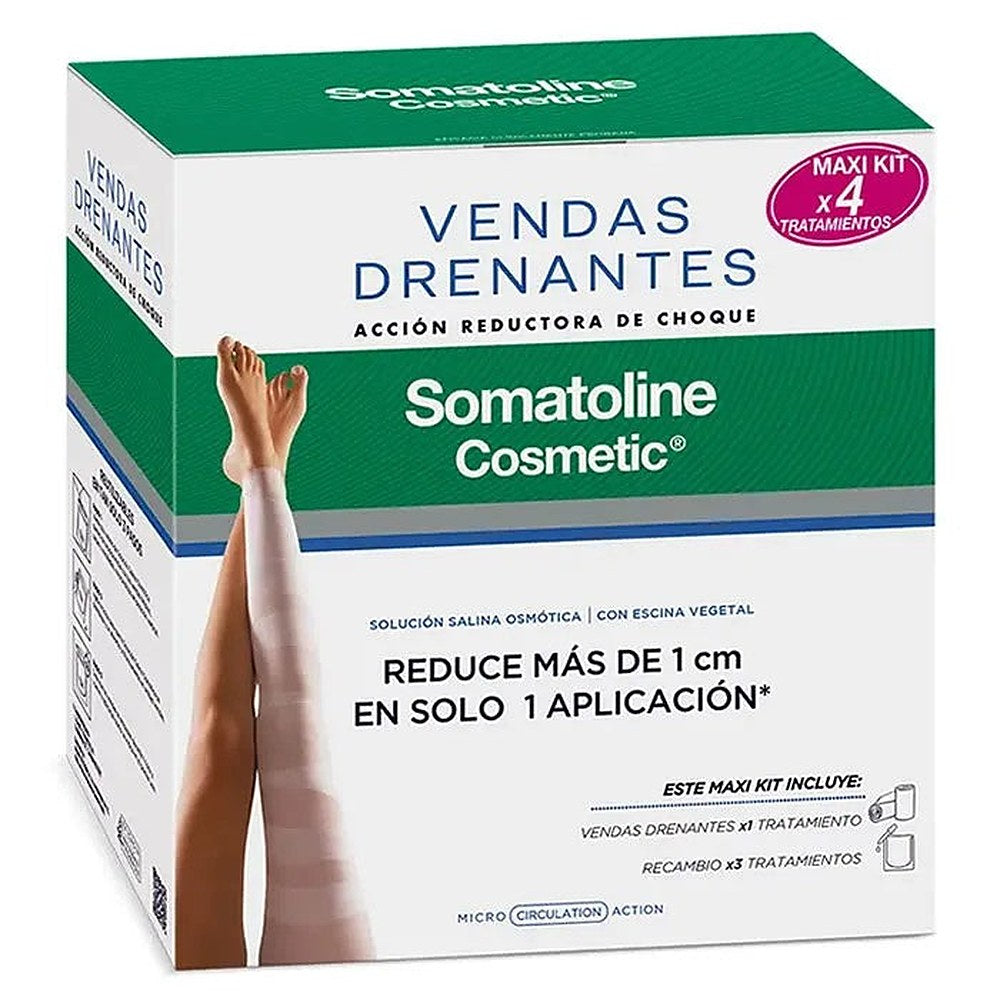 Drenoivat siteet Somatoline Maxi-paketti 4 kappaletta