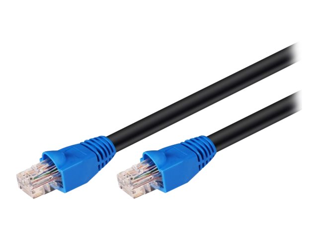 MicroConnect Cat6 U/UTP RJ45 60m -verkkokaapeli, musta