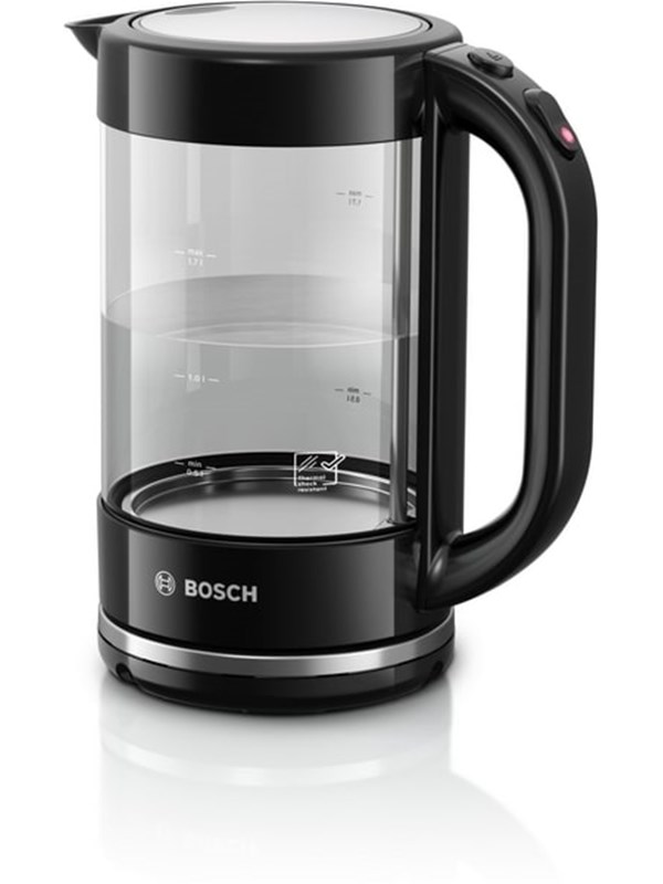 Bosch Vedenkeitin TWK70B03 - Black glass - 2400 W