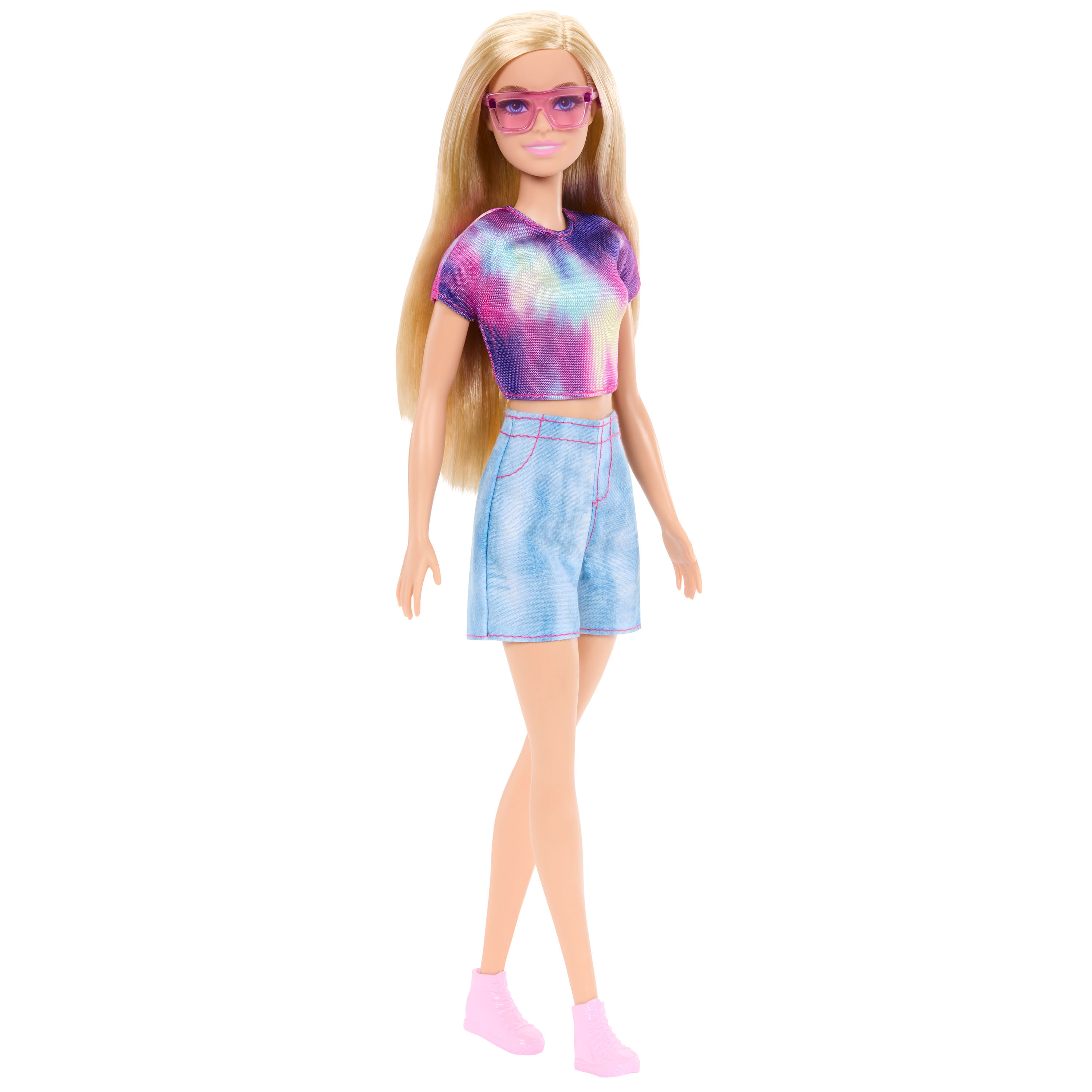 Barbie Malibu Detective -nukke, värikäs asu ja asusteet