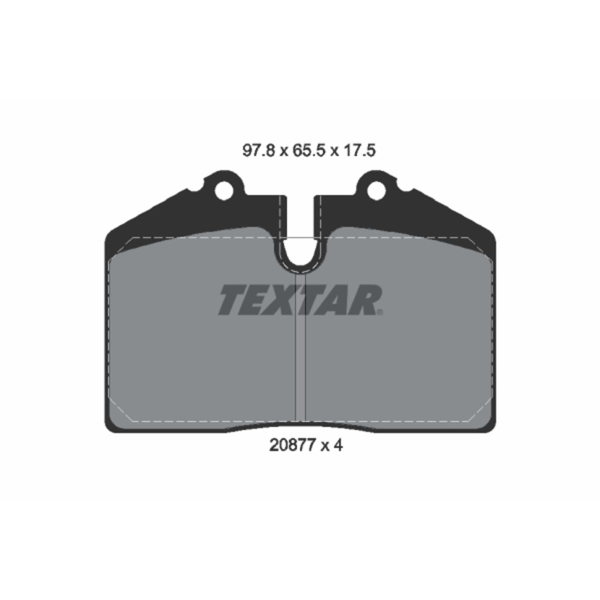 Jarrupalat, levyjarru TEXTAR 2087711
