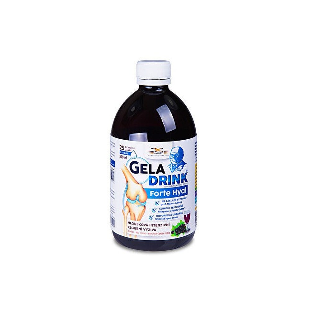Geladrink Geladrink vahva HYAL-biosol 500 ml mustaherukkaa