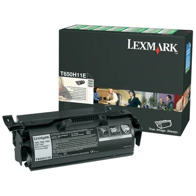 Lexmark Värikasetti musta 25.000 sivua, High Yield, return T650H11E Vastaa: N/A