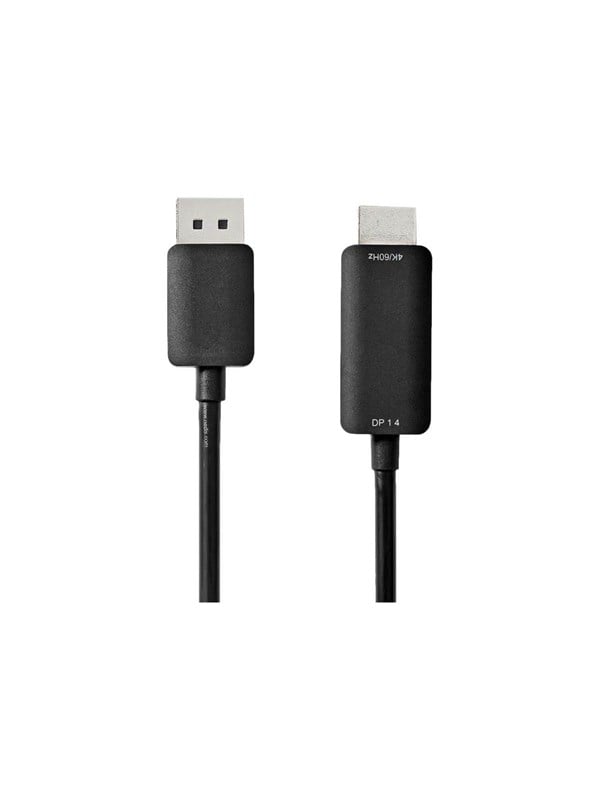 Nedis DisplayPort kaapeli | DisplayPort uros | HDMITM liitin | 4K@60Hz | Niklattu | 2.00 m | Pyöreä | PVC | Musta | Muovipussi