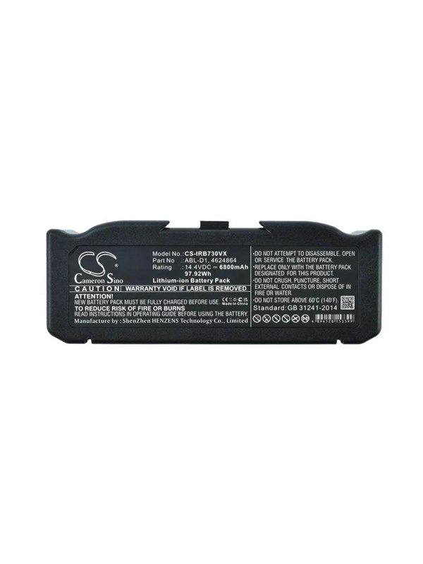 iRobot pölynimurin tai robotti-imurin 7150 / i31502F yhteensopiva akku 6800mAh