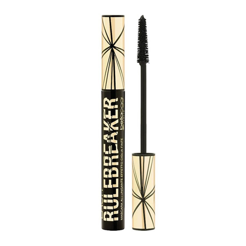 Bellaoggi Mascara Rulebreaker Lengthening tekoripsien vaikutus musta (5 ml)